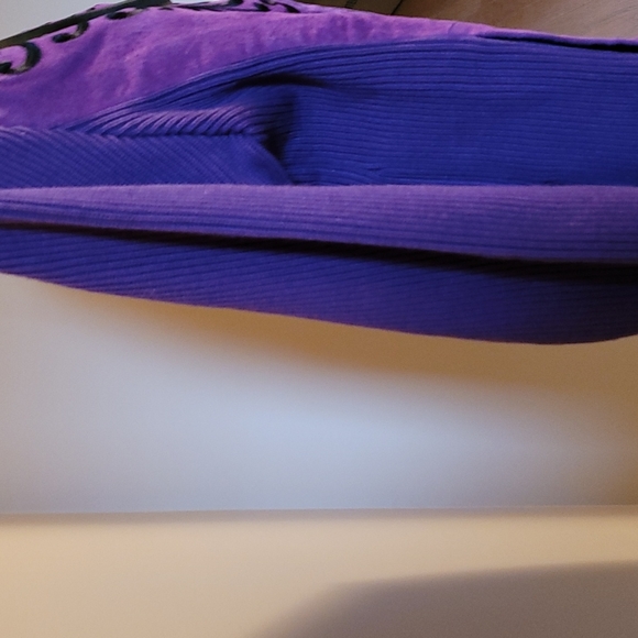 NWT  XS Bob Mackie Suede Jacket - Picture 3 of 6